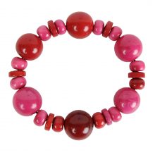 Tagua Armschmuck rosa
