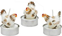 Huhn Teelicht 6-er Box