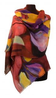 Rossoflower Shawl