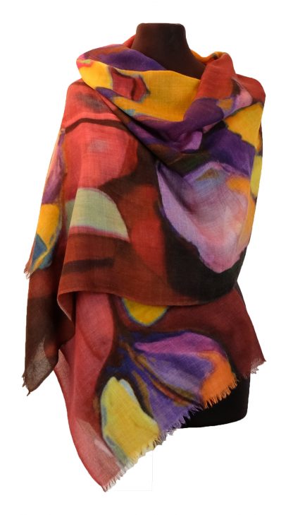 Rossoflower Shawl