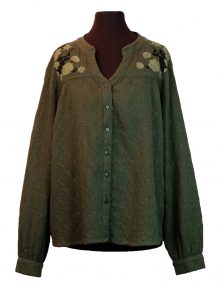 Stickblum Bluse