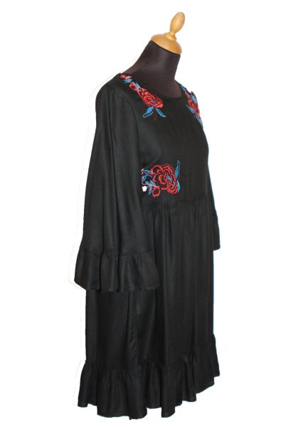 Mosskrepp-Kleid – Bild 2