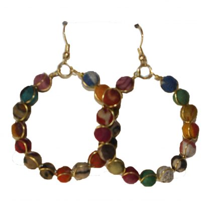 Upcycle-Ohrring