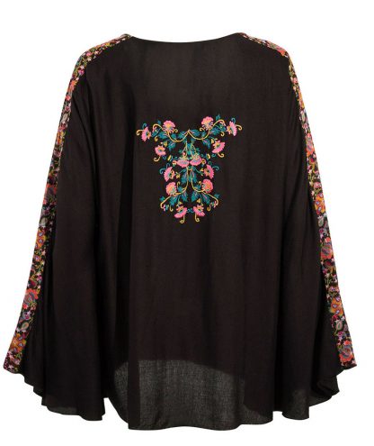 Florales Poncho – Bild 2
