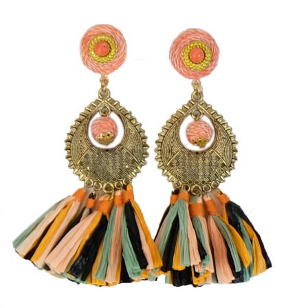 Raffia Ohrringe