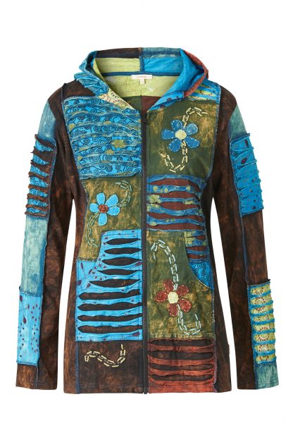 Blue Patchjacke