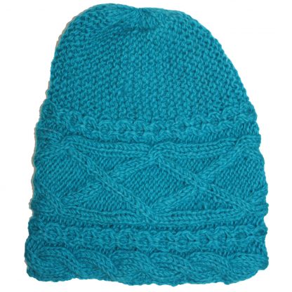 Zopfstrick Mütze – Bild 5