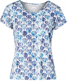 Blaufarn Shirt Kurzarm