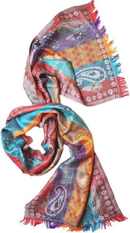 SILKJACQUARD STOLA