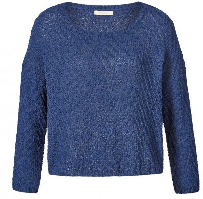 Navy Crop Pulli